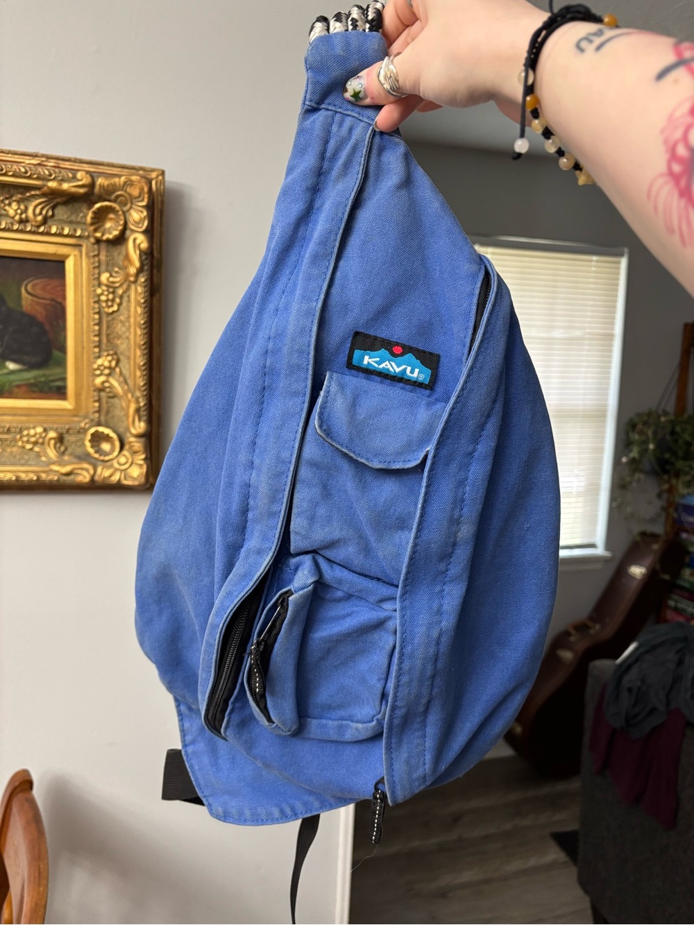 Kavu Blue Sling Bag - Casual Crossbody